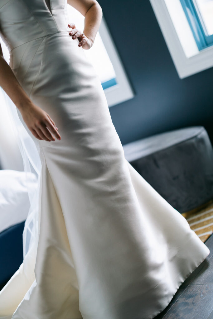 Modern bridal portrait